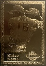 1995 Promint 22 Karat Gold Hideo Nomo Rookie Card #19 3159/50000