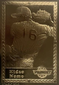 1995 Promint 22 Karat Gold Hideo Nomo Rookie Card #19 3159/50000 - Picture 1 of 2