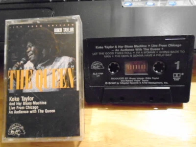 RARE OOP Koko Taylor & Her Blues Machine CASSETTE TAPE live Audience w/ Queen 87 - Image 1 of 2