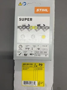 Stihl OEM 28" Light ES Bar & Chain 33RS 3/8" .050" 91DL 3003-000-2238 - Bild 1 von 3