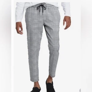 #657 Herren Original Gebrauch kariert Stretch Kordelzug Joggerhose Größe 3X - Bild 1 von 10
