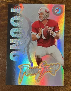 1995 Stadium Club Power Surge #P1 STEVE YOUNG San Francisco 49ers - Foto 1 di 2