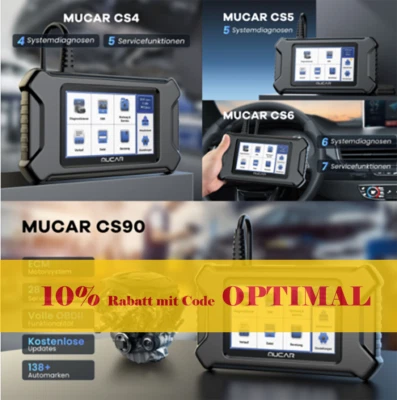 MUCAR CS 4/5/6/90 OBD2 escáner de coche profesional lector de coche OBD2 dispositivo de diagnóstico