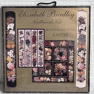 Elizabeth Bradley Needlepoint Temporada Pascua Bellpull Vintage 1997 Kit Completo - Imagen 1 de 21