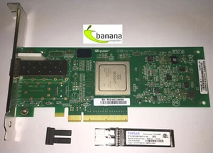 Dell QLogic QLE2560 SFP+ Fibre HBA PCIe 1 Port Full Height F/H R1N53 Dell Pull - Picture 1 of 9