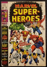 Marvel Super Heroes #21 (Marvel) X-men Avengers Sub Mariner VG 1968
