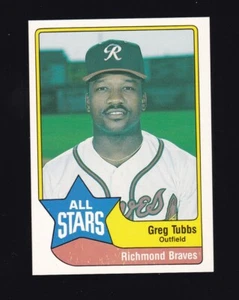 1989 CMC All Stars Greg Tubbs Rookie #23 Richmond Braves - Picture 1 of 2
