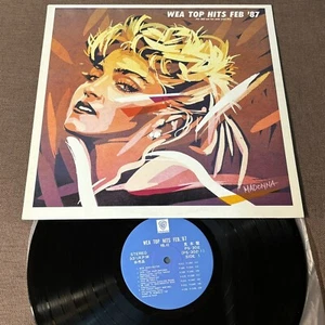 Promo-only MADONNA Cover WEA TOP HITS Feb-1987 JAPAN LP RECORD PS-302 a-ha Falco - Picture 1 of 15