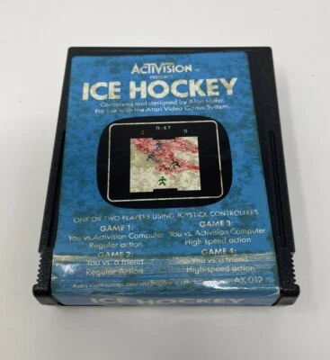 Ice Hockey  (Atari 2600, 1981, Activision) *CARTRIDGE ONLY* - Image 1 of 3