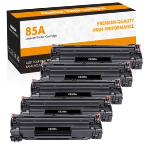 5 Stück CE285A 85A Schwarz Toner Kompatibel zu HP LaserJet P1102 P1102W M1212NF MFP - Bild 1 von 8
