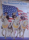 Rose Parade program for 1946,  flag cover