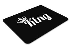 King And Crown Funny Mousemat Office Mouse Mat