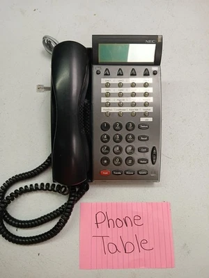 NEC DTU 16D-1 Display Phone (Black) 11106437H1 - ECS - Image 1 of 4