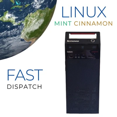 Lenovo ThinkCentre E73 | i5-4460s @2.90GHz  | 6GB RAM | 500GB HDD | Linux Mint - Image 1 of 4