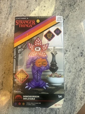 Gemmy Demogorgon Inflatable 19" Stranger Things USB or Battery - Image 1 of 4
