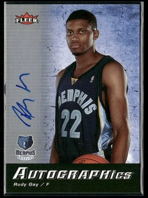 2006-07 Fleer #A-RG Rudy Gay Autographics AUTO - Image 1 of 2