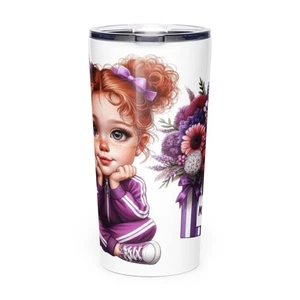 Tapered stainless steel tumbler - Picture 1 of 4