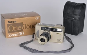 Cámara fotográfica Nikon One Touch Zoom 90 AF 35 mm cuarzo fecha fecha como nueva en caja con estuche - Imagen 1 de 13