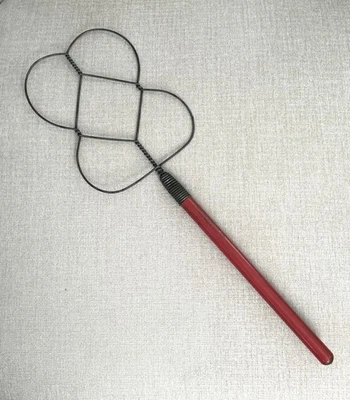 Vintage Johnson Novelty 1927 Red Batwing Rug Carpet Beater - Image 1 of 4