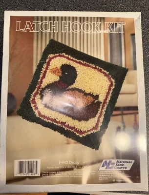 NIB!! Latch Hook Mallard Duck Set Vintage Crafts - Image 1 of 4