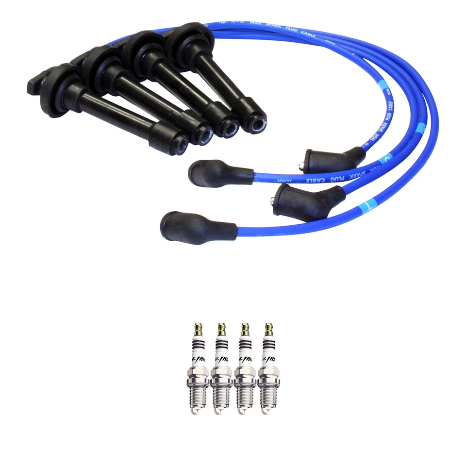 Juego de 4 bujías de iridio NGK de 7 mm para Acura Integra 1,8 4L B18A1 90-91 Foto 1 de 1