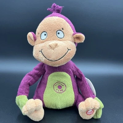 Hallmark Totally Ticklish Monkey Laughing Singing Works Clean Battery Case 2011 - Image 1 of 4