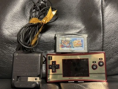 Nintendo Game Boy Micro Famicom Color 20th Anniversary JP Japan Edition 85 17 63 - Image 1 of 2