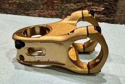 SPANK SPLIT MTB STEM | 35MM BAR CLAMP | 50MM LENGTH | BRONZE | 0 DEGREE RISE - Image 1 of 4