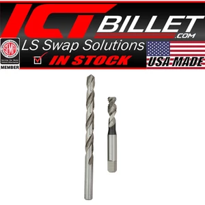 ICT Billet Drill and M10-1.5mm Tap For LS Engines - Picture 1 of 2