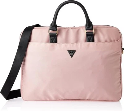 Guess Nylon Triangle Logo Bag for 16" Laptop Pink - GUCB15NTMLLP - Image 1 of 4