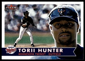 2001 Fleer Tradition #282 Torii Hunter Minnesota Twins - Picture 1 of 2