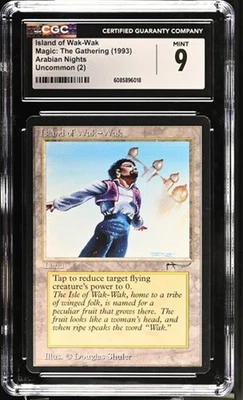 Island of Wak-Wak, Arabian Nights Mtg. CGC 9 Mint! - Image 1 of 2