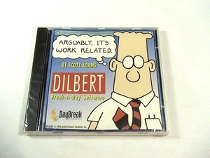 Logiciel Dilbert Daybreak Break-A-Day par Scott Adams 1996 - Neuf jamais ouvert - Photo 1/3