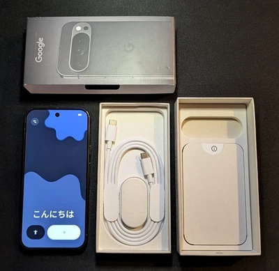 Google Pixel 9 Pro 512 GB Obsidian - confezione originale + cover nera originale - Immagine 1 di 4