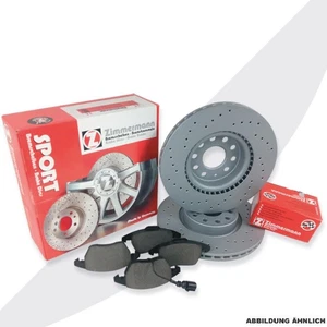 ZIMMERMANN SPORT BREMSEN BREMSSCHEIBEN BREMSBELÄGE VORNE VW GOLF 6 5K1 2.0 GTi - Bild 1 von 2