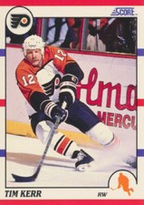 1990-91 Score #177 TIM KERR - Philadelphia Flyers