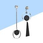 Pearl Retro All-match Personality Elegant Tassel Asymmetric Ear Rings Wires