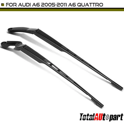 Brazo limpiaparabrisas delantero izquierdo y derecho 2 piezas para Audi A6 2005-2011 A6 Quattro Foto 1 de 4