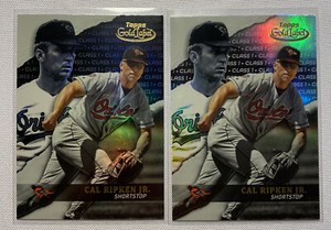 2020 Topps Gold Label Class 1 Black Parallel and Base #10 Cal Ripken Jr.