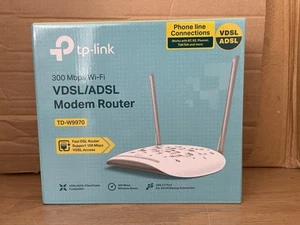 TP-Link TD-W9970(EU) + PSU TP-Link 300Mbps Wireless-N USB VDSL/ADSL Router + PSU - Afbeelding 1 van 23
