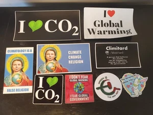 GLOBALE ERWÄRMUNG KLIMAWANDEL AUFKLEBER (9) - Bild 1 von 21
