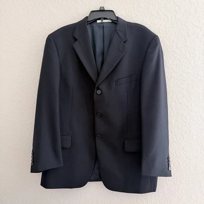 Abrigo deportivo Joseph Abboud para hombre talla 41S azul marino ¡tres botones! 00 % lana Foto 1 de 4