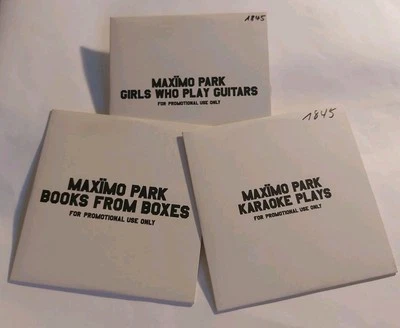 Maximo Park - 3 Promo CDs / Books from Boxes, girls who play guitar, Karaoke... - Bild 1 von 4