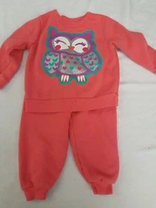 Toddler Girl Garanimals 18 Months Owl Pants & Top - Picture 1 of 4