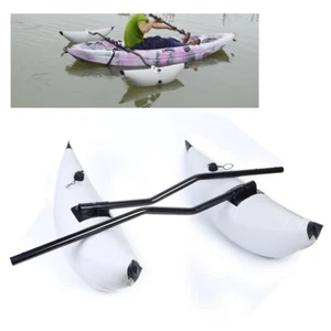 2x Kit estabilizador de tubo flotador bote canoa canoa estabilizador inflable PVC - Imagen 1 de 10