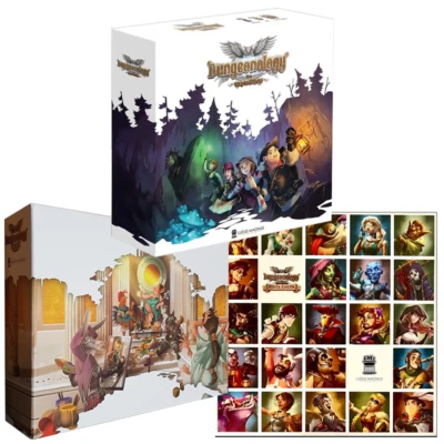 Dungeonology The Expedition Core Board Game + Expansions Bundle Kickstarter New - Image 1 of 2