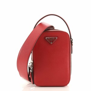 prada bandoliera tessuto saffiano crossbody bolsa