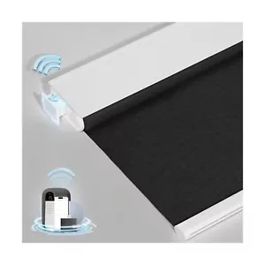 Smart Motorized Blinds with Remote, Cordless No-Drill Automatic Roller Shades... - Picture 1 of 8