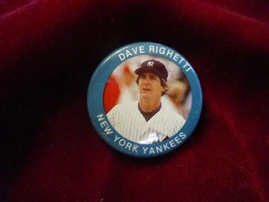 1984 Fun Food botón de béisbol #116 Dave Righetti - Imagen 1 de 2