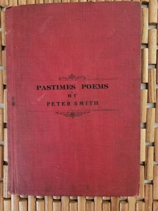 Rare 1911 Peter Smith PASTIMES POEMS Champ Clark Columbia Missouri Herald Signed - Imagen 1 de 5